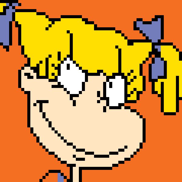 Angelica (Rugrats Pillow Pattern)