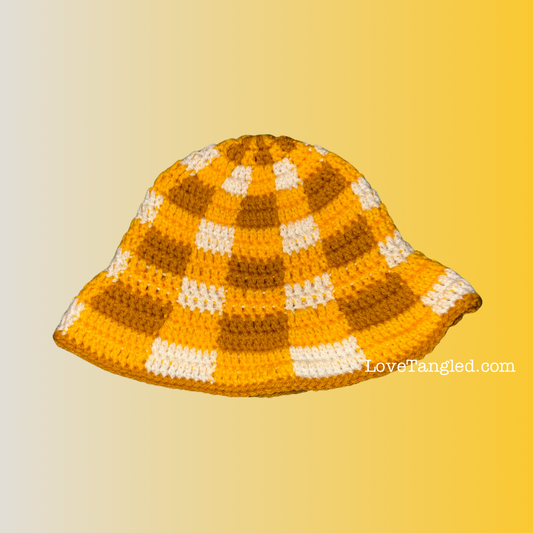 Honey Plaid Bucket Hat