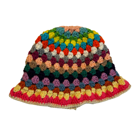 Rainbow Striped bucket hat