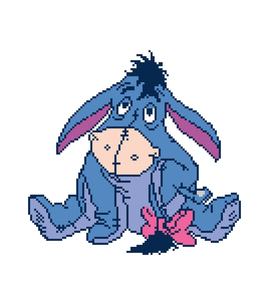 EEYORE BLANKET PATTERN/GRAPH