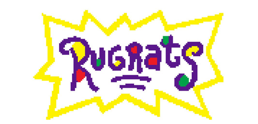 RUGRATS LOGO GRAPH PATTERN
