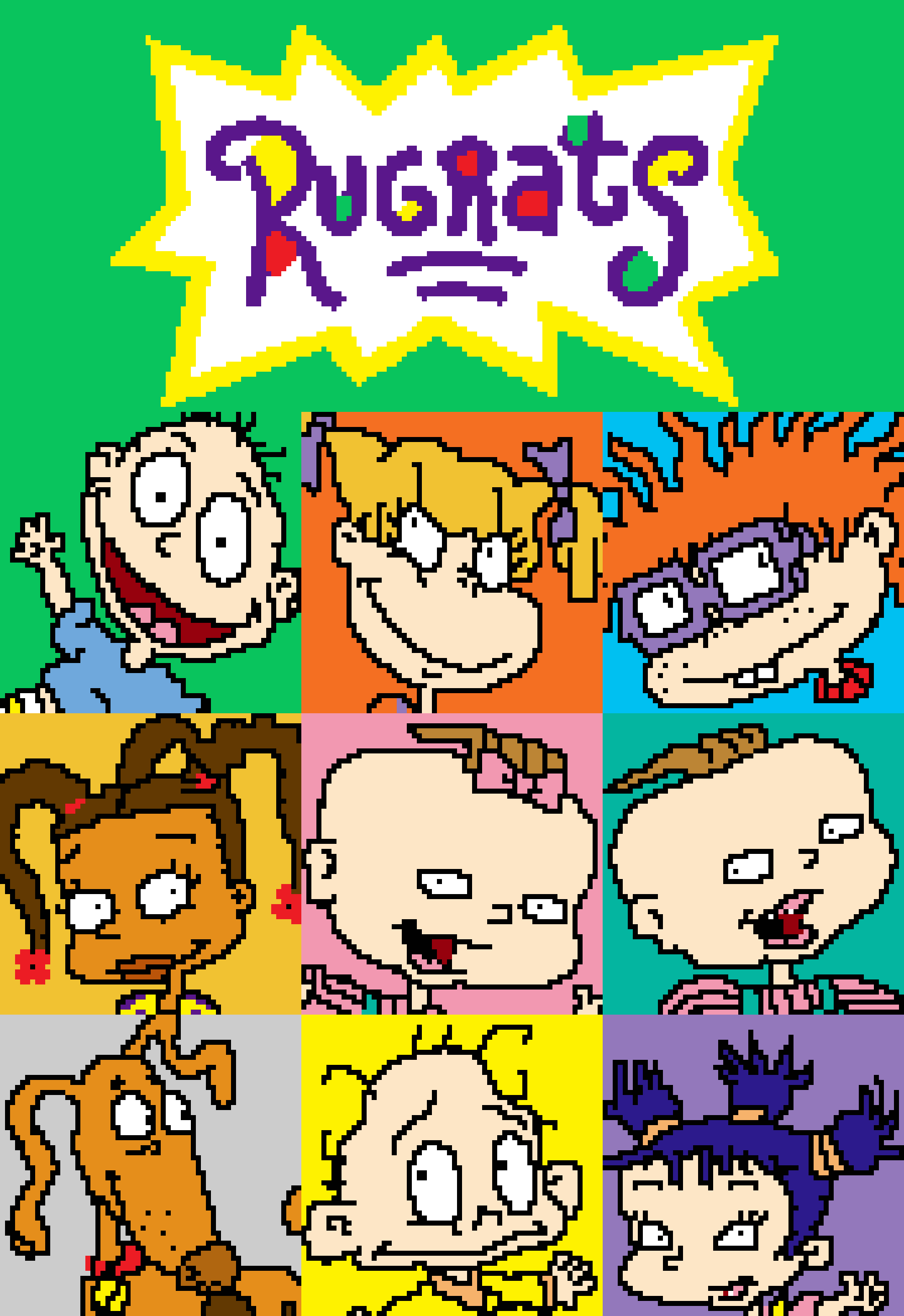 Every Rugrats Character Ever RUGRATS CHARACTER GRAPH – LoveTangled