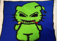 Hello Oogie Boogie Kitty Blanket