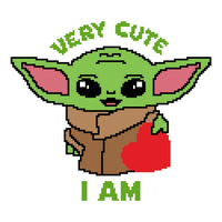 VERY CUTE BABY YODA BLANKET PATTERN