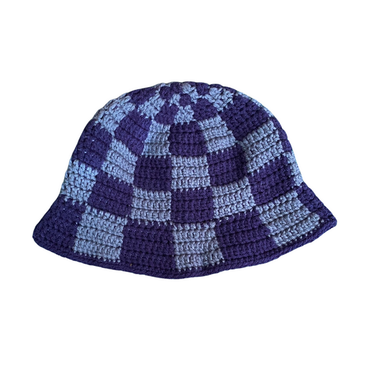 Do Better Blues Checkered Bucket Hat